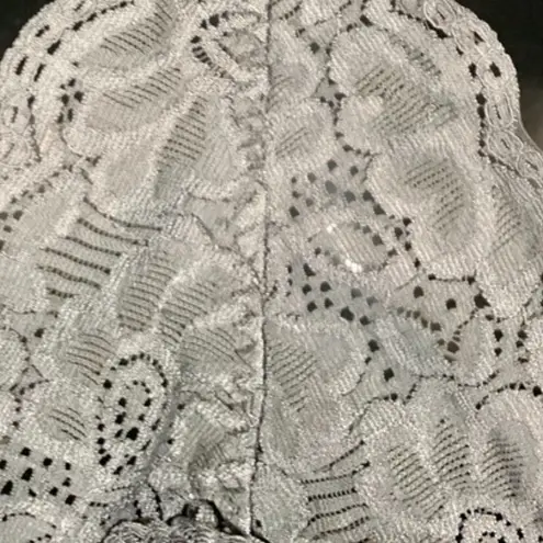 Felina Lingerie Gray Lace Bralette