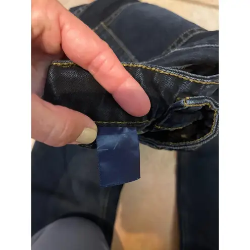 Pilcro FRONT POCKET EMBROIDERED ANKLE STRAIGHT JEANS SIZE 27