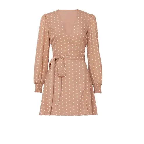 The Jetset Diaries RTR High Hopes Mini Wrap Dress size Small