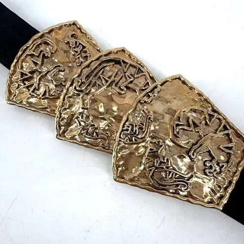 Vintage Boudon Hammered Gold