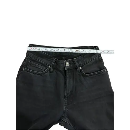 ALLSAINTS Ava Straight black distressed Jeans sz 24