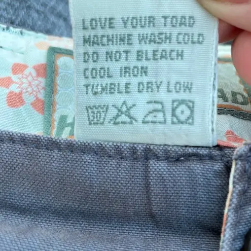 Horny Toad Grey Crossweave Wide Leg Pants 6