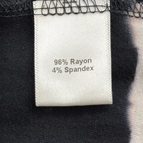 Evereve Peyton Jensen NWT Black Tie Dye V-Neck Tank Top Size Small