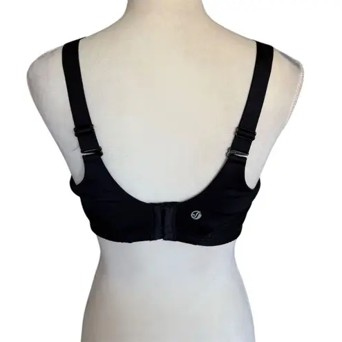 Soma Women's Black Sports Bra 38C Underwire Adjustable Straps