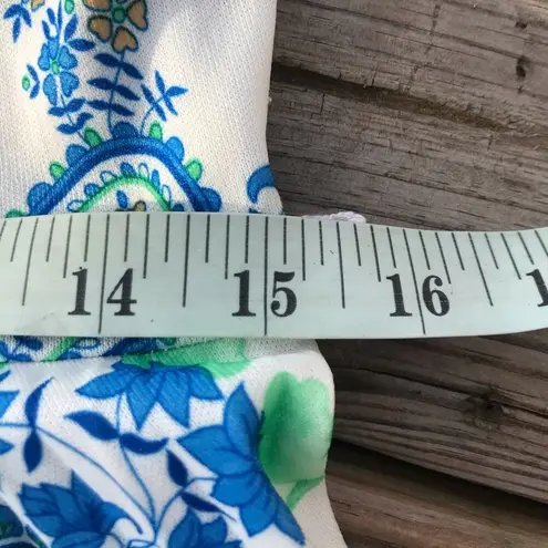 Vintage 50s 60s handmade dress with pleated swing skirt White Size M