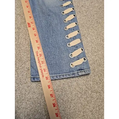 Veronica Beard Ines 10.75" Girlfriend Jean in Surfside High-Rise Cropped Size 26