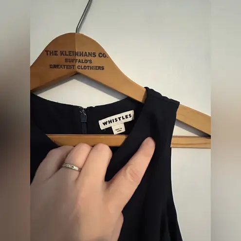 Whistles size 6 dark blue formal wear/office wear shell.