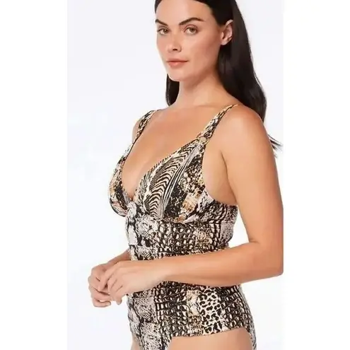Bleu Rod Beattie New. animal print tankini top. Size 8. Retails $91. - Image 6