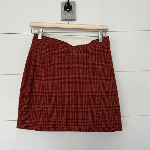 Free People  Women’s Medium Orange Patterned Mini Skirt
