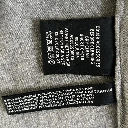 Ralph Lauren Black Label Cashmere Charcoal Gray Single Button Blazer Size M