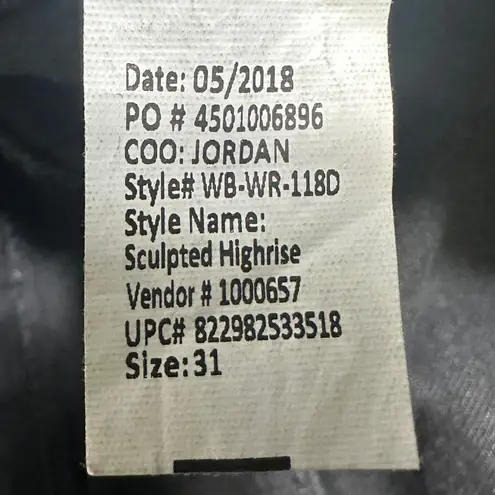 William Rast Sculpted High Rise Skinny Jeans Womens 31 Black Distressed Grunge - Image 7