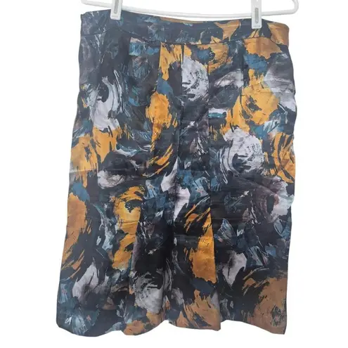 Jaclyn Smith Jacquard Print Midi Skirt Y2K Size 10