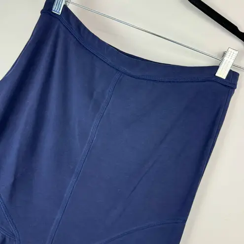 Love moschino Jersey Knit Skirt Sz 6 Navy Blue