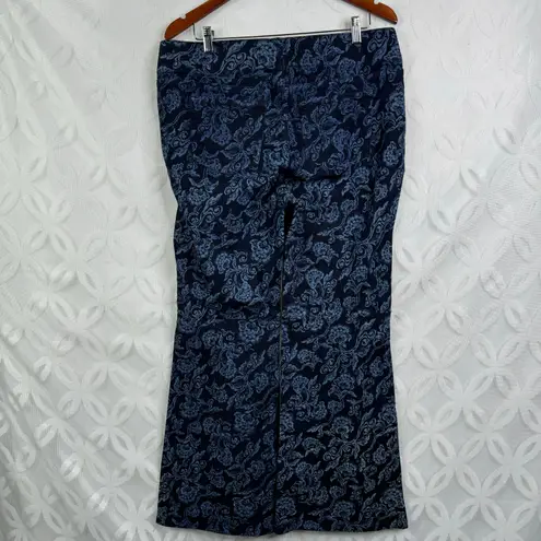 Soft Surroundings The Ultimate Supremely Soft Denim Pull On Flare Jeans Size L