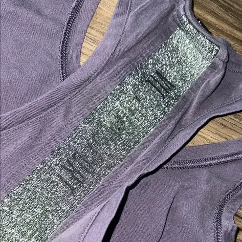 Victoria Sport Victoria’s Sport Active Purple Tank Top Tie Back Racerback