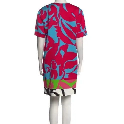 ESCADA All over Print Colorblock Fantasy Color Shift Dress Size 38 US 8 NWT$1595