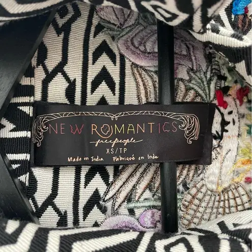 Free People FP New Romantics Native Whisper Embroidered Jacket Size XS