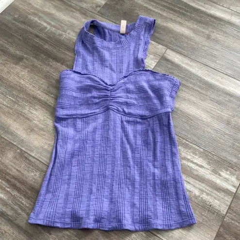 Pilcro  Ribbed Bra Tank Purple XS
