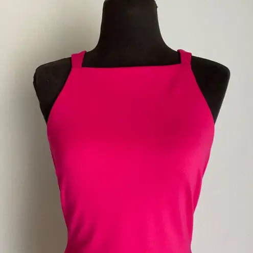 H:ours Revolve sz S pink chain back Cassia mini party dress NWT