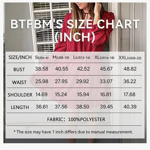 BTFBM dress Amazon size medium wine red