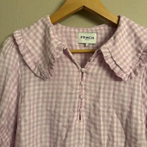 FRNCH Gingham Blouse