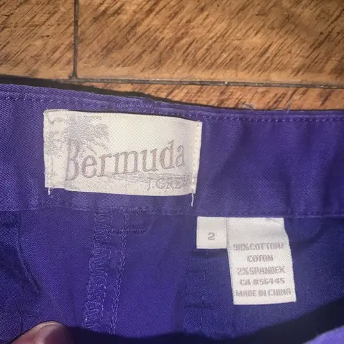 J Crew royal blue preppy vacationcore Bermuda size 2 shorts