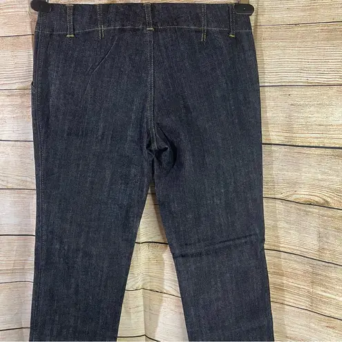 Boom Boom Jeans Boom Boom dark denim bootcut jeans gold stitching and trim juniors Size 7