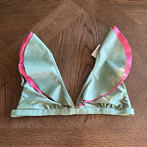 Farm Rio Ruffle Bikini Top, Size Large, $$115