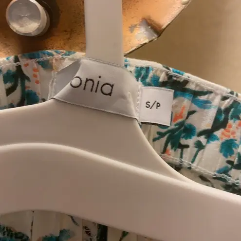 ONIA Mila style crane bird print wide leg pants Small