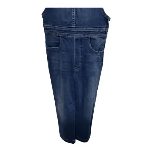 Mother Denim Greaser Overall Crop, What I Had Before I Had You Size 27 Blue