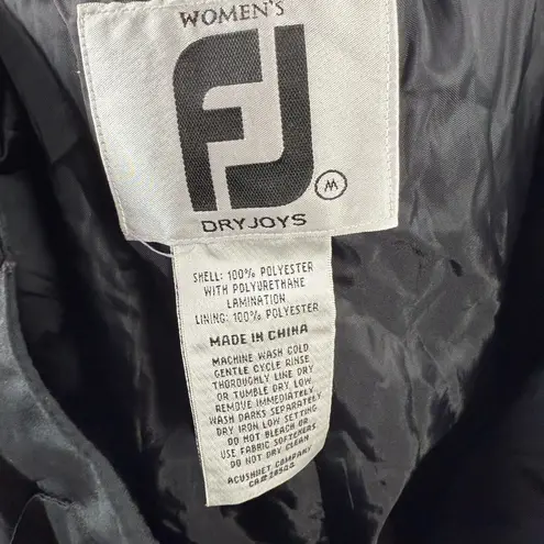 FootJoy Woman's DryJoys Performance Golf Rain Pants in Black Size Medium