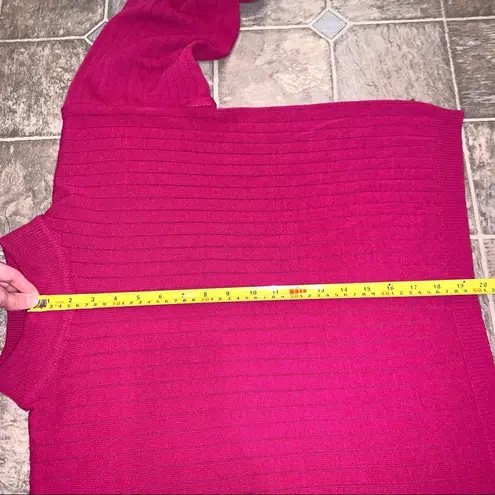 Pink Susan Michaels Mock Neck Knit Sweater