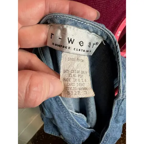 dress denim floral skirt blue white yellow y2k Size 4