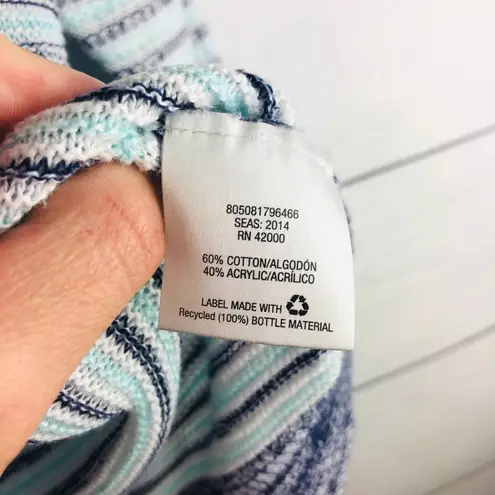 Route 66 Womens Small Blue Striped Sweater