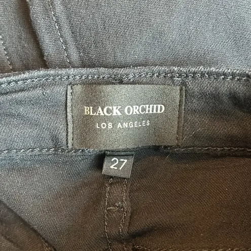 Black Orchid black Jude mid-rise super skinny jeans