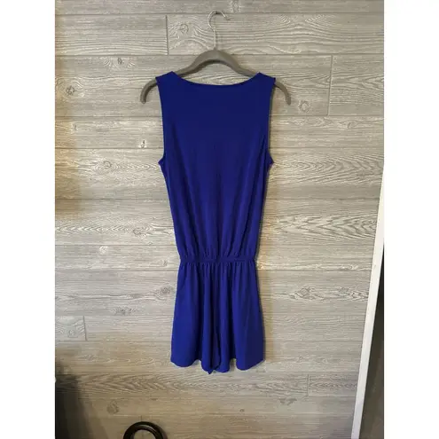 Zenana Outfitters NWOT - Women’s Size Small Ladies Sleeveless blue Romper Elastic Waist