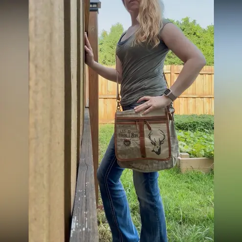 Myra Bags Myra Bag- Deer Print Messenger Bag 🦌