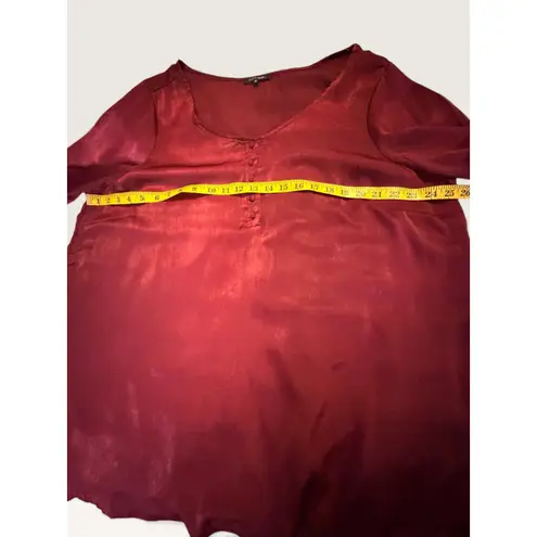PaperMoon Red Silky Top - Size 3X
