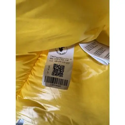 Save The Duck Luma Hooded Puffer Yellow/Black Unisex Jacket XL D3790U