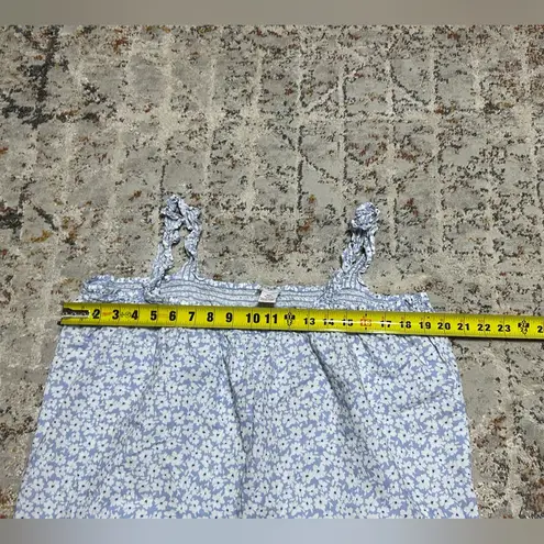 J.Crew  Smocked Tank Pajama Set Soft blue White Womens 2XL Sleepwear XXL - Image 9