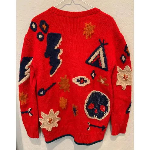 Coach  Motif Crewneck Sweater 1941 SIZE X-SMALL