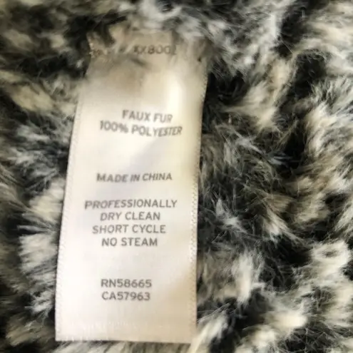 Look Cashmere Leopard Scarf Animal Print Multicolor OS Black