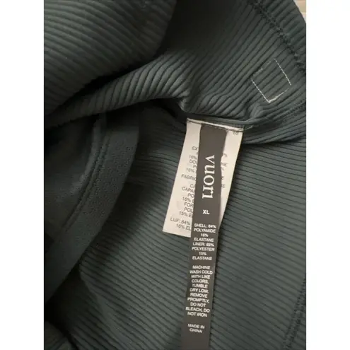 Vuori Women’s Rib Crop Tank Cropped Athletic Top Color Stone XL New w/tag