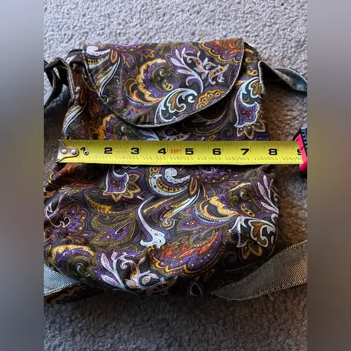 Handmade Paisley Patterned Lightweight Small Crossbody Bag Boehmian Style