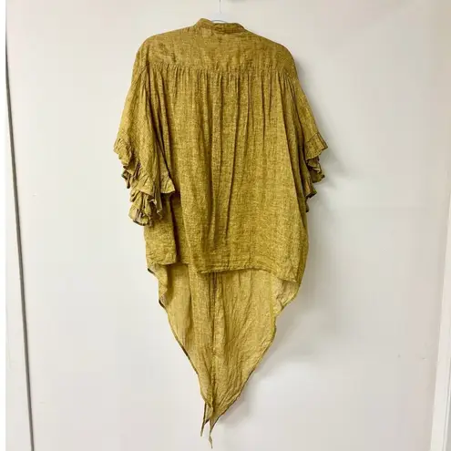 Mes Demoiselles Dolly Butterfly Sleeve Knotted Button