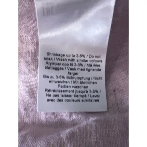 Ganni Open Back Lilac Hemp Babydoll Mini Dress NWT Size 32 US 0