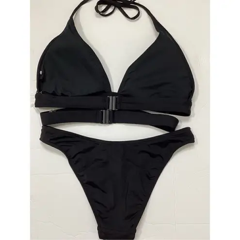 Seafolly New. black skimpy bikini. S/M. Retails $189