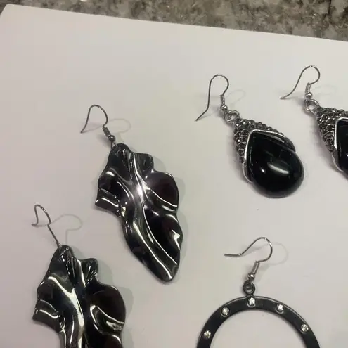 Lot Of 3 Costume Earrings Pierced Dangle