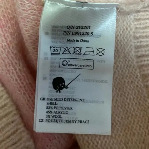 Monki NEW Orange Floral Wool Sleeveless Knit Crop Sweater Vest Tank Top Size XS