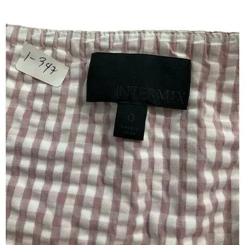 Intermix Women Size 0 Seersucker Halter Romper Mauve (1-347)
